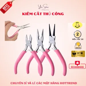 Bộ Kiềm Cắt DIY Đa Năng, Dụng Cụ Thủ Công Handmade, Làm Trang Sức, Cắt Dây Kẽm, Uốn Dây Kim Loại